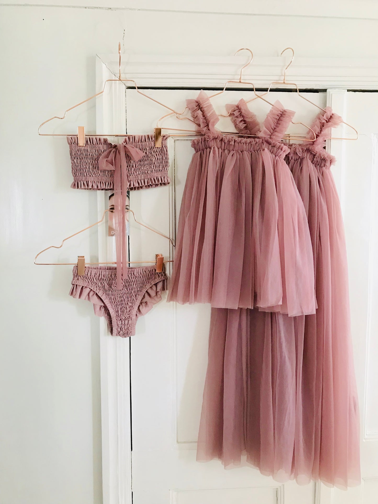 VESTIDO DE PLAYA DOLLY 2 WAY TUTU COVER UP malva