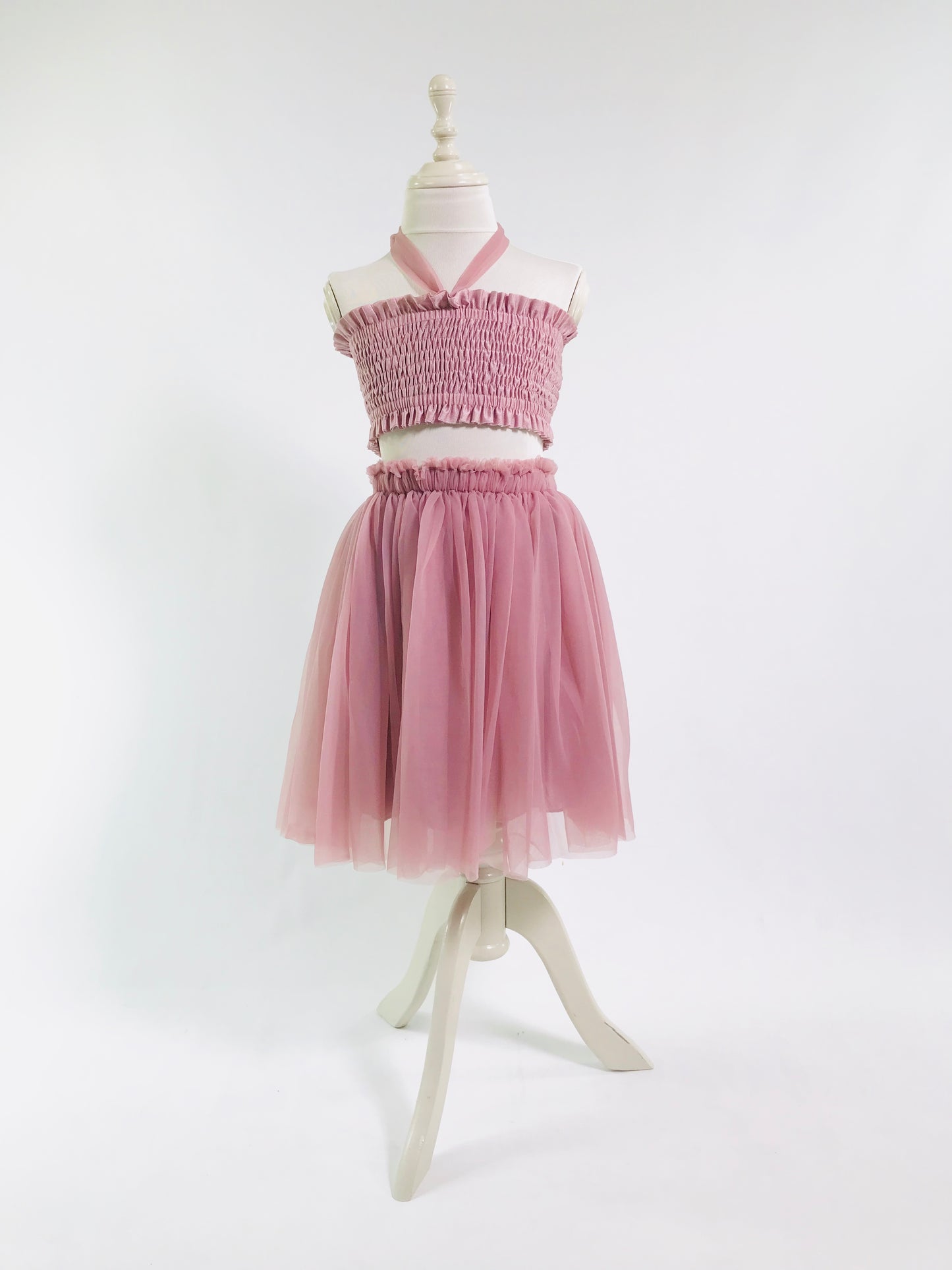 VESTIDO DE PLAYA DOLLY 2 WAY TUTU COVER UP malva