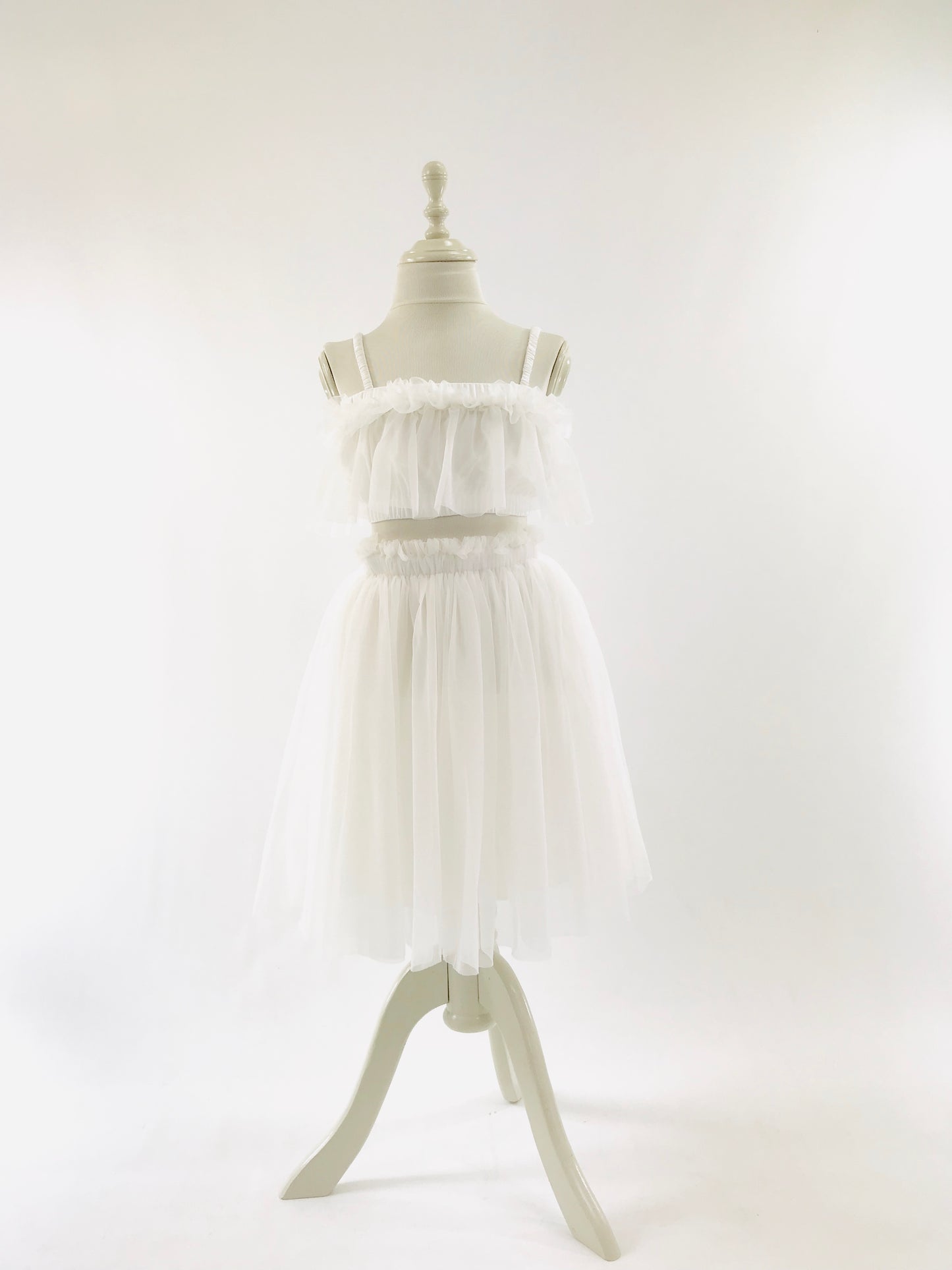 DOLLY 2 WAY TUTU DRESS BEACH COVER UP off-white