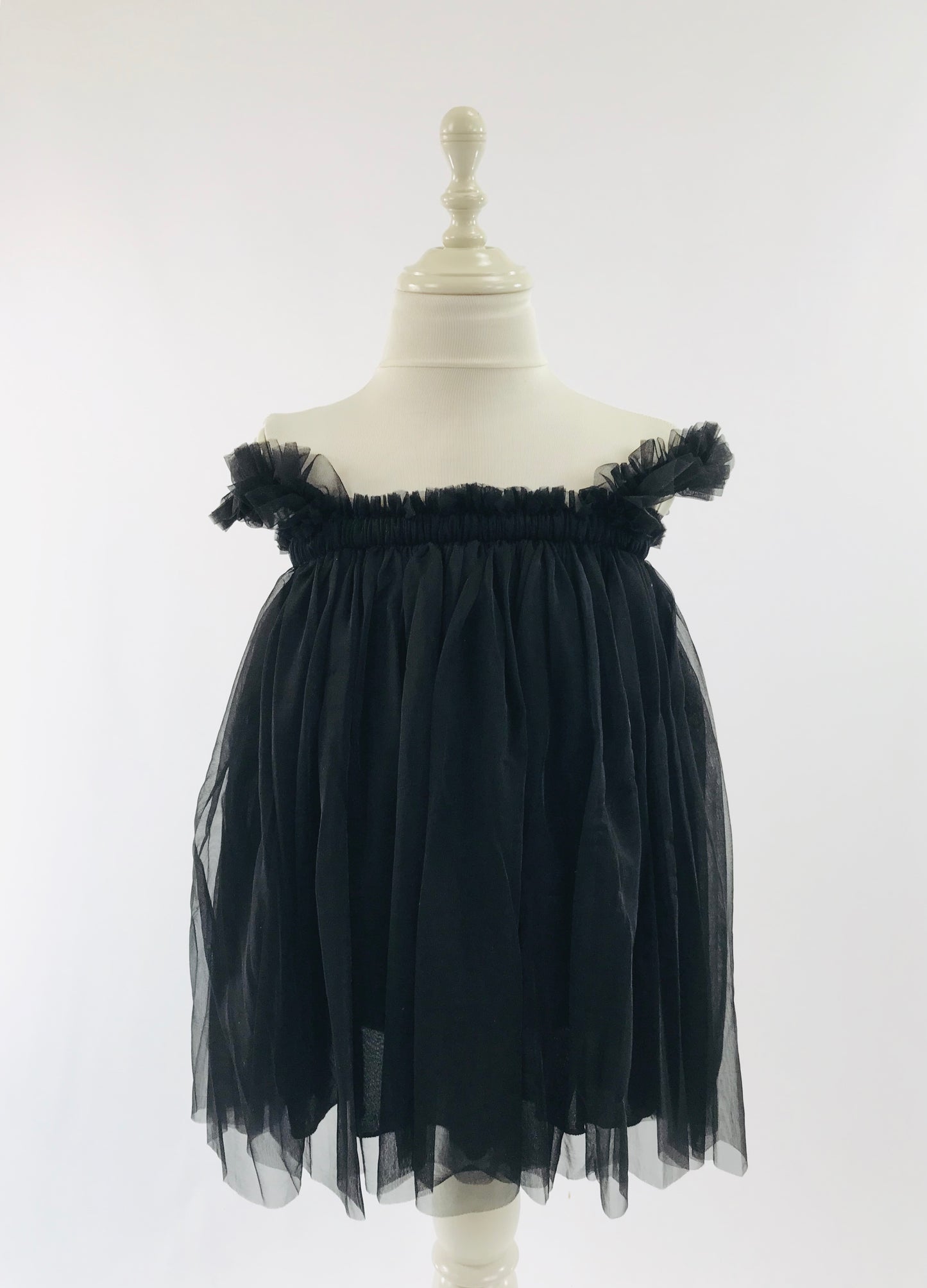 DOLLY 2 WAY TUTU DRESS BEACH COVER UP black