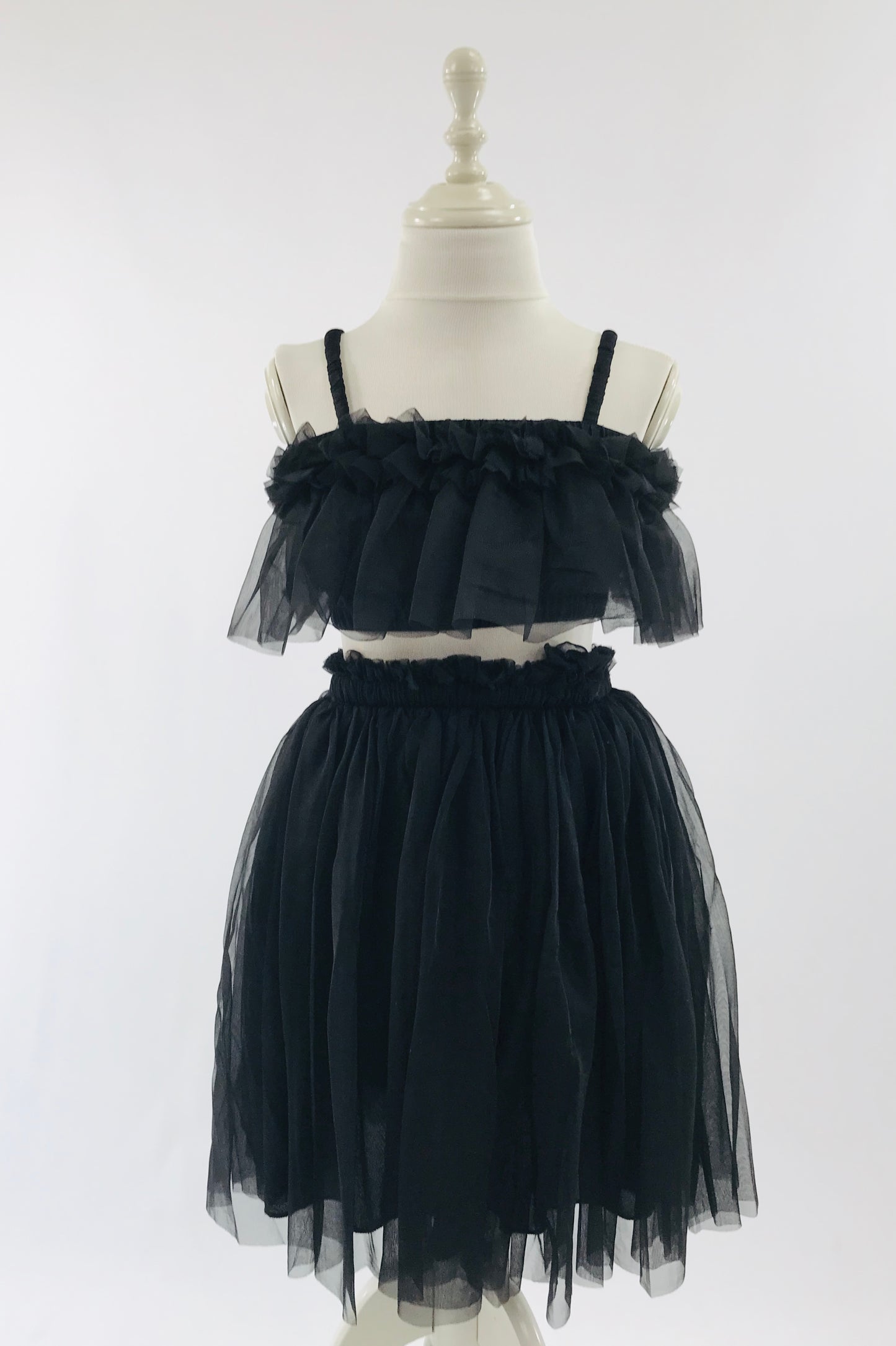 DOLLY 2 WAY TUTU DRESS BEACH COVER UP black