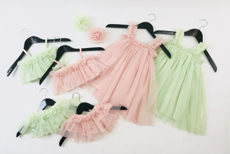 DOLLY 2 WAY TUTU VESTIDO BEACH COVER UP ballet rosa
