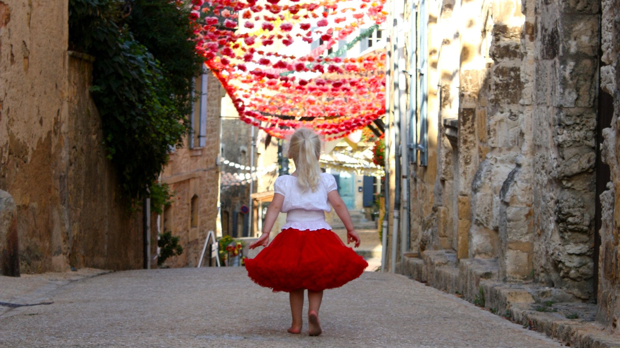 DOLLY by Le Petit Tom ® LITTLE RED RIDING HOOD pettiskirt red - DOLLY by Le Petit Tom ®
