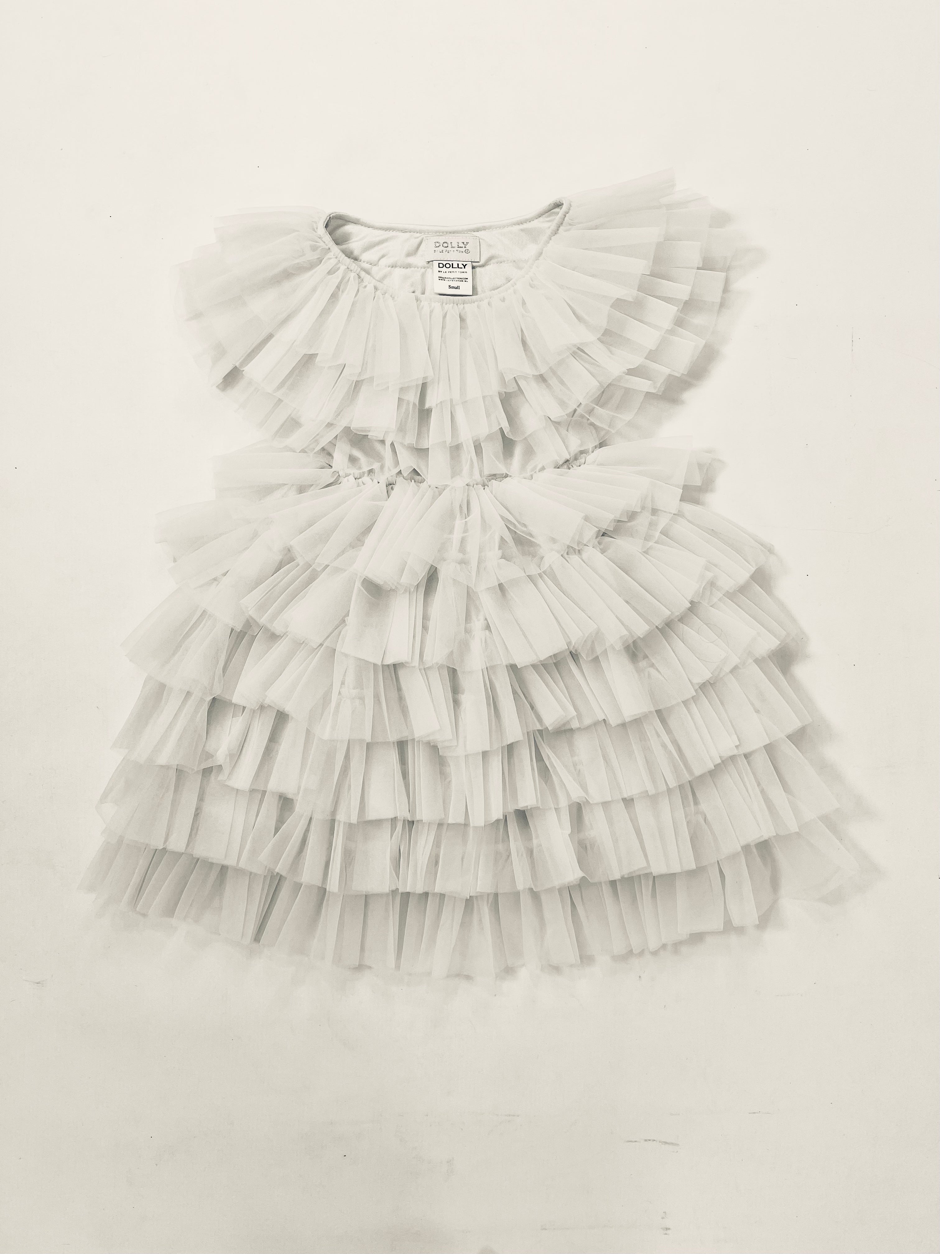 DOLLY DELICIOUS CAKE DRESS whipped cream white