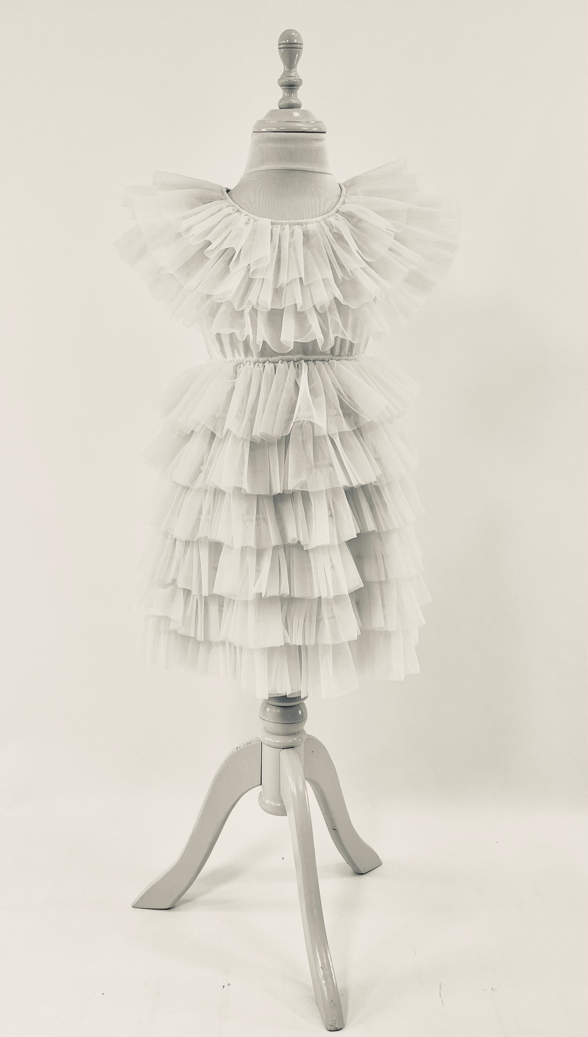 DOLLY DELICIOUS CAKE DRESS whipped cream white