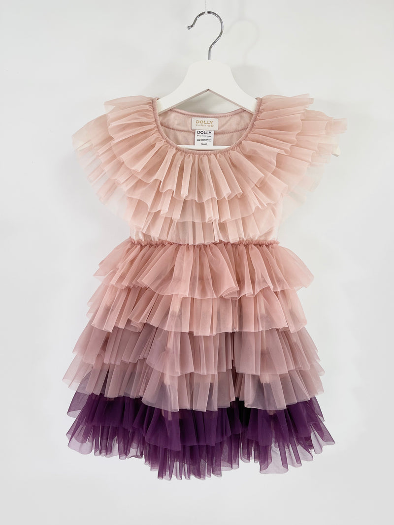 DOLLY DELICIOUS CAKE DRESS pink ombre