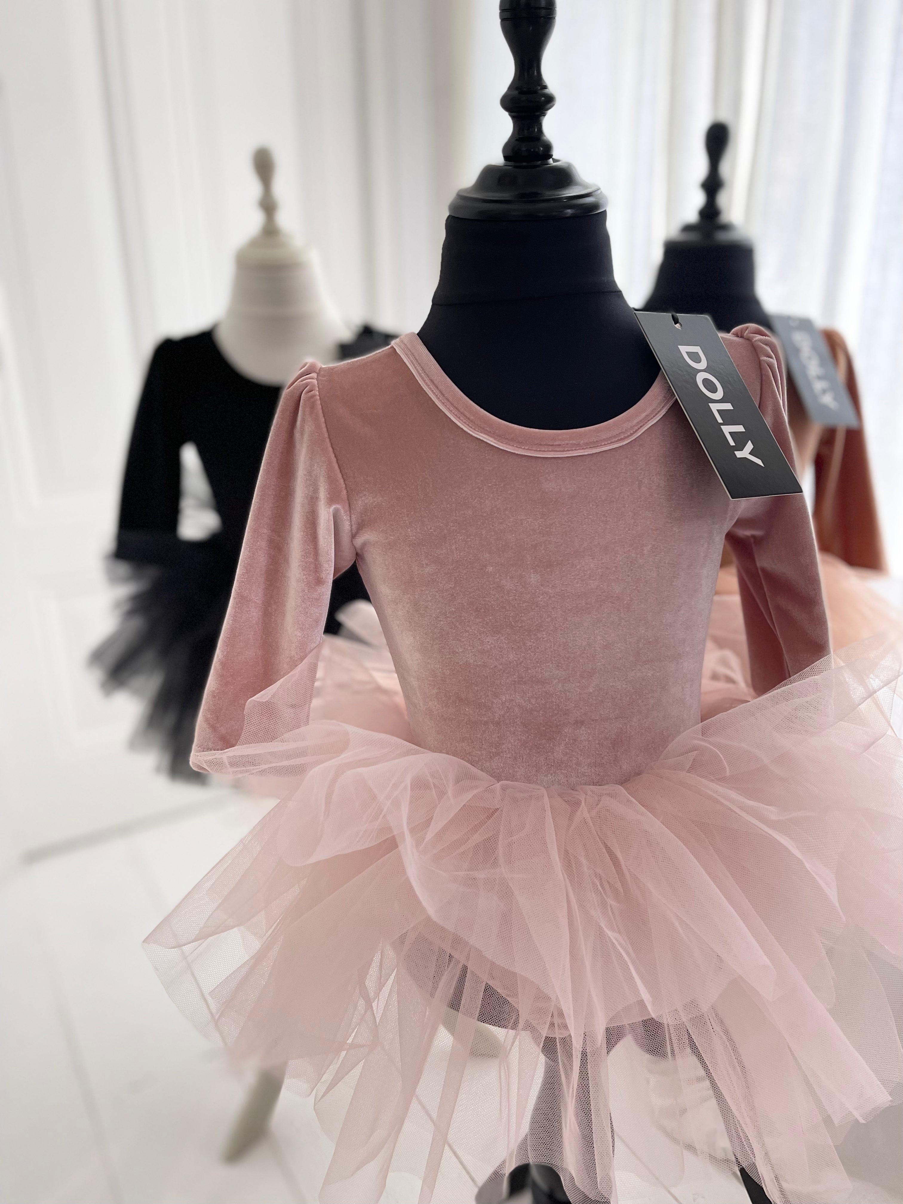 DOLLY VELVET PLANET TUTU DRESS pink