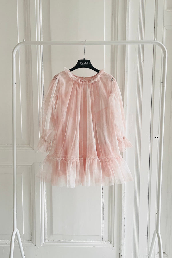 DOLLY® STARS &amp; MOON ⭐️ 🌙 VESTIDO DE HADA DE TUL rosa ballet