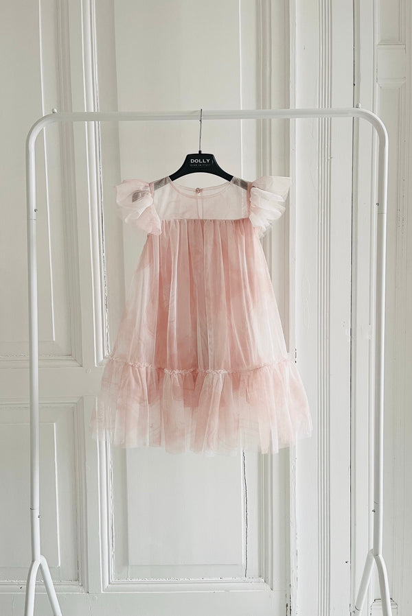 DOLLY® STARS &amp; MOON ⭐️ 🌙 VESTIDO DE HADA DE TUL rosa ballet