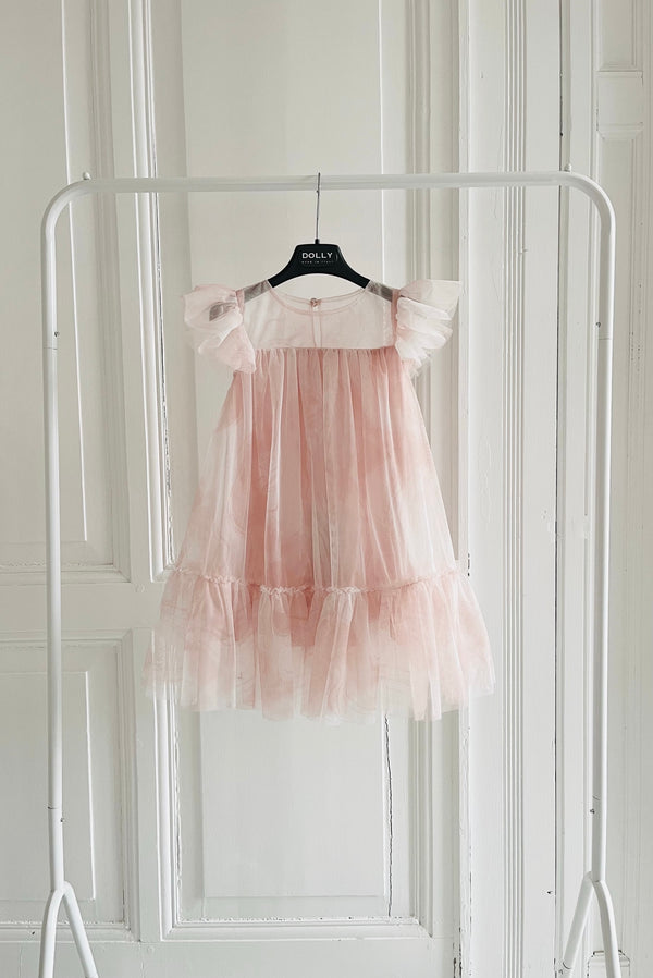 DOLLY® DREAMY HEAD IN THE CLOUDS DRESS pink clouds ☁️