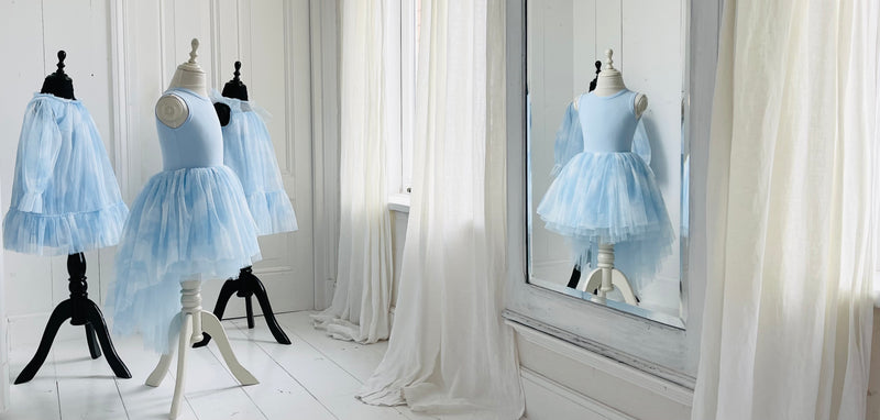 DOLLY® STARS &amp; MOON ⭐️ 🌙 VESTIDO DE HADA DE TUL rosa ballet