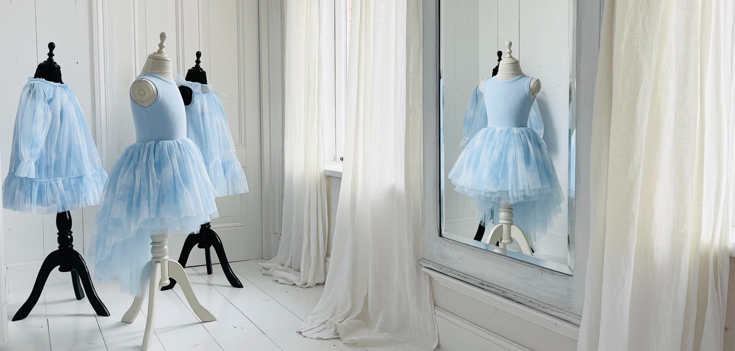 DOLLY® STARS &amp; MOON ⭐️ 🌙 VESTIDO DE HADA DE TUL rosa ballet