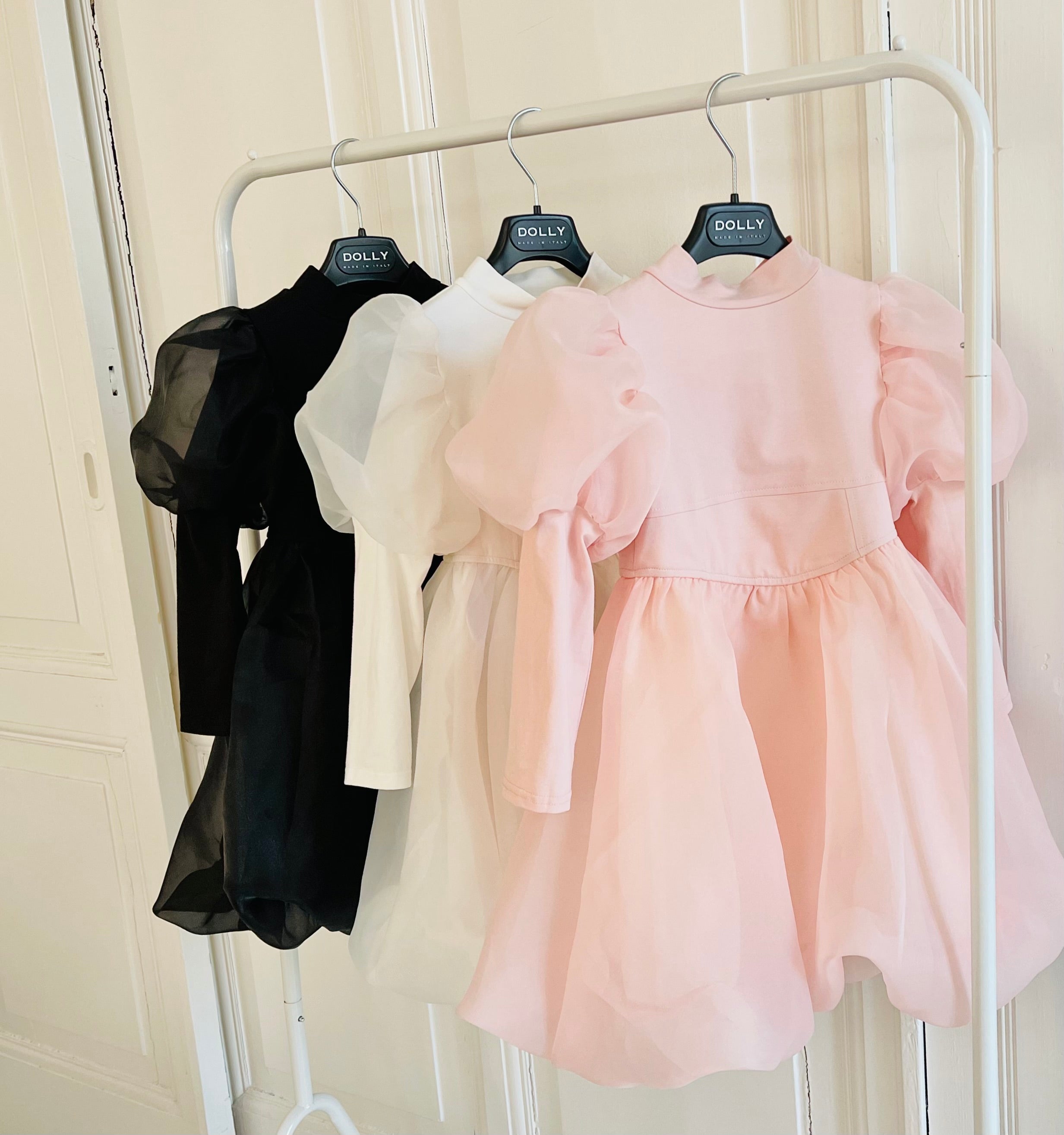 VESTIDO DE TUTU DE LEOTARD DE TERCIOPELO CON ESTRELLAS Y LUNA ⭐️ 🌙 TUL rosa ballet DOLLY®