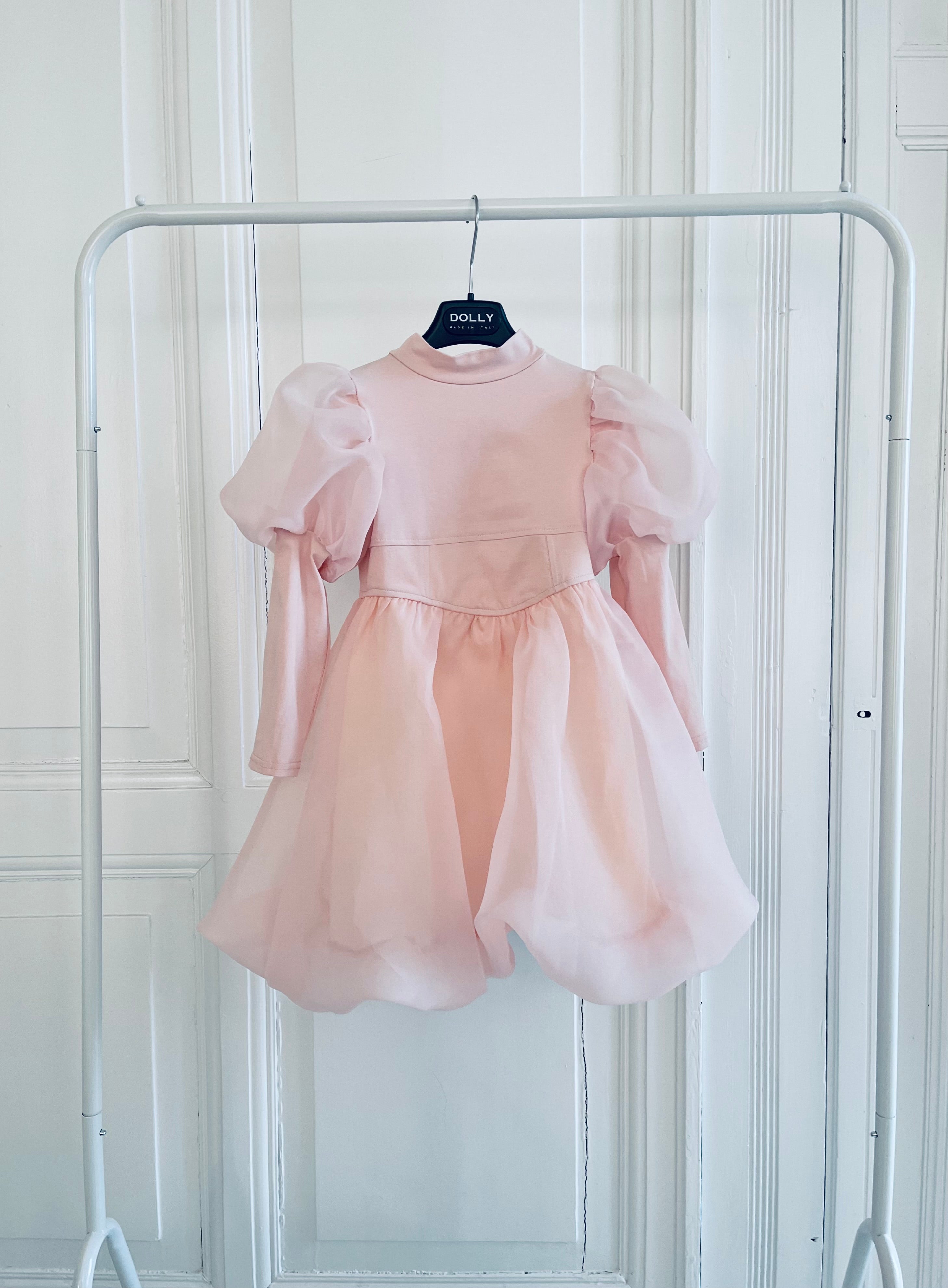 VESTIDO DE TUTU DE LEOTARD DE TERCIOPELO CON ESTRELLAS Y LUNA ⭐️ 🌙 TUL rosa ballet DOLLY®