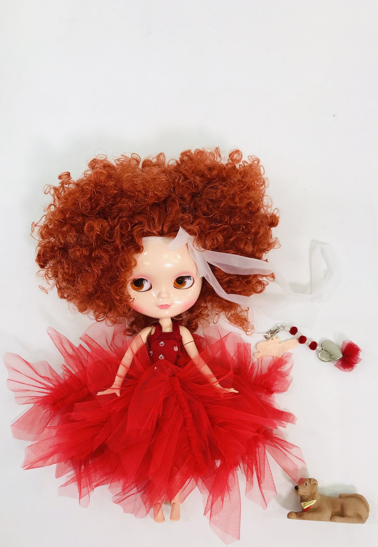 ANGELA Doll PULL CHARMS ANNIE WITH HEART-dolls-DOLLY by Le Petit Tom ®