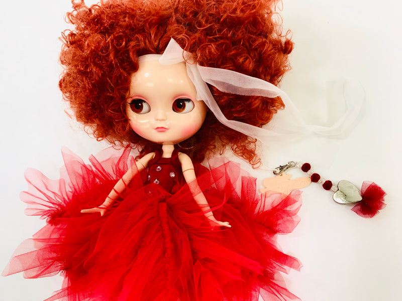 ANGELA Doll PULL CHARMS ANNIE WITH HEART-dolls-DOLLY by Le Petit Tom ®