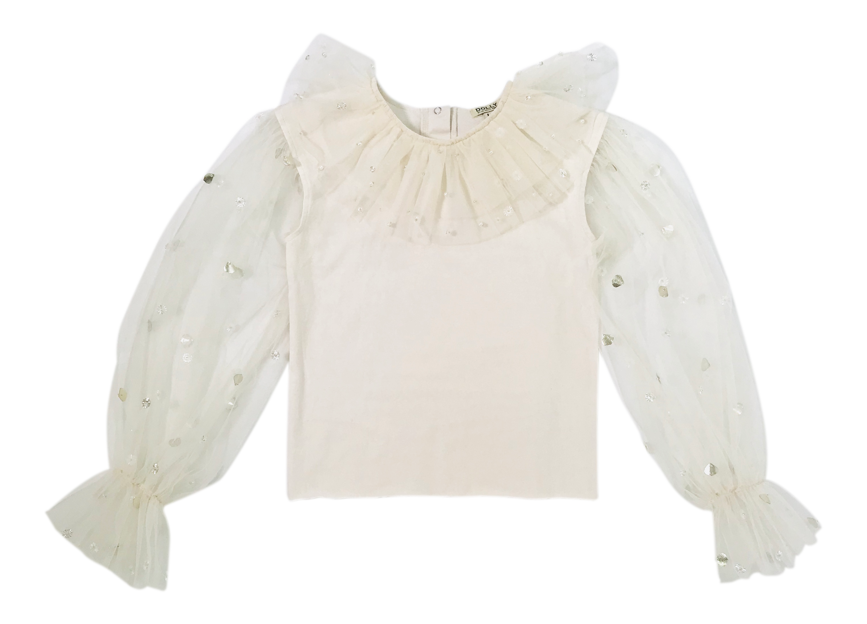 [OUTLET] DOLLY by Le Petit Tom ® JEWELER'S CRYSTALS top mangas tul