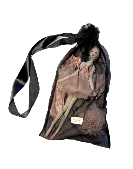 DOLLY FASHION BALLERINA RAG DOLL HIGH HAIR KNOT OFF-WHITE