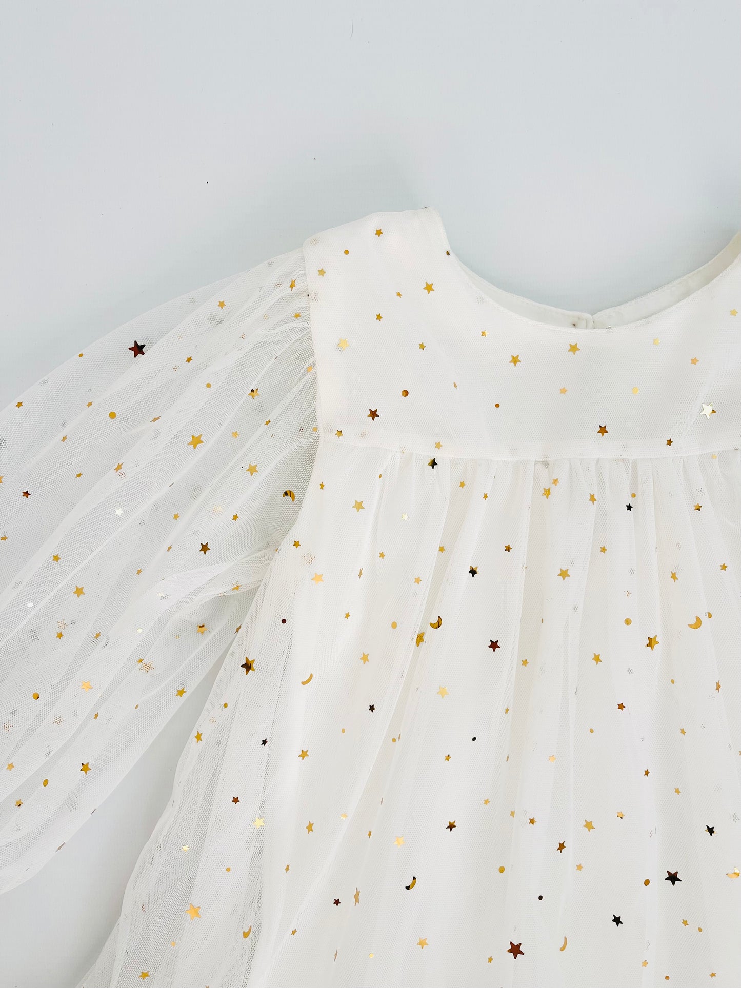 DOLLY® STARS & MOON ⭐️ 🌙 TULLE EMPRESS DRESS white