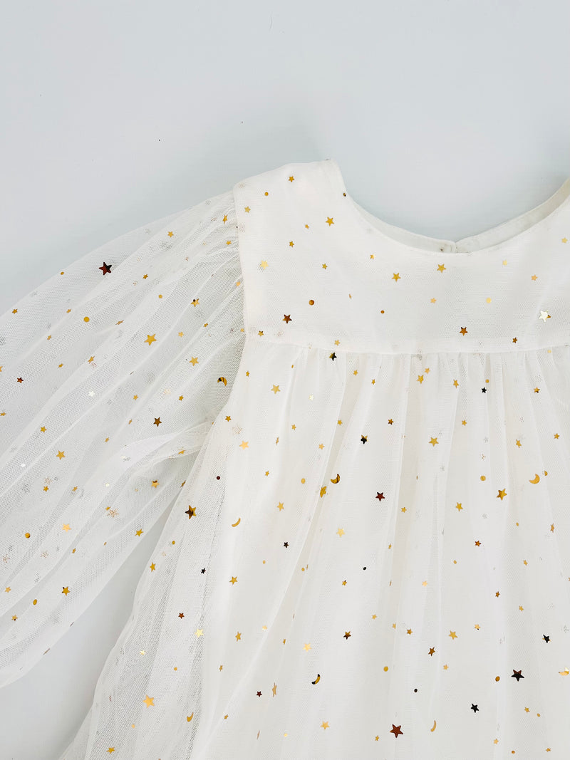 DOLLY® STARS &amp; MOON ⭐️ 🌙 VESTIDO TUL EMPRESS blanco