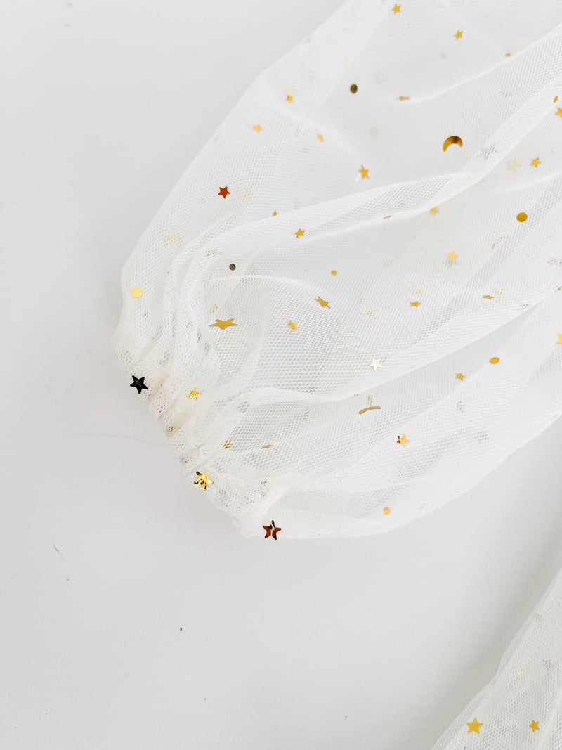 DOLLY® STARS &amp; MOON ⭐️ 🌙 VESTIDO TUL EMPRESS blanco