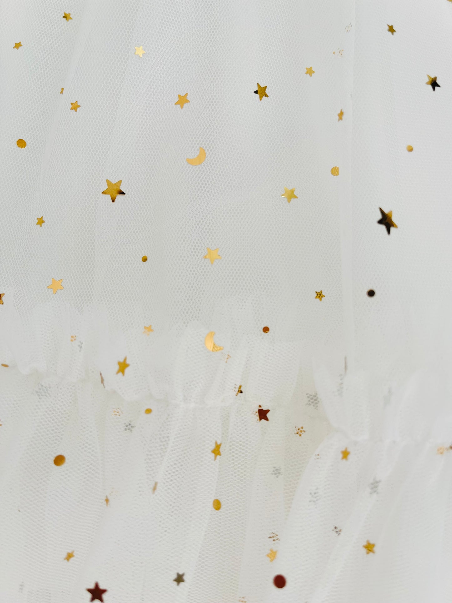 DOLLY® STARS &amp; MOON ⭐️ 🌙 VESTIDO TUL EMPRESS blanco