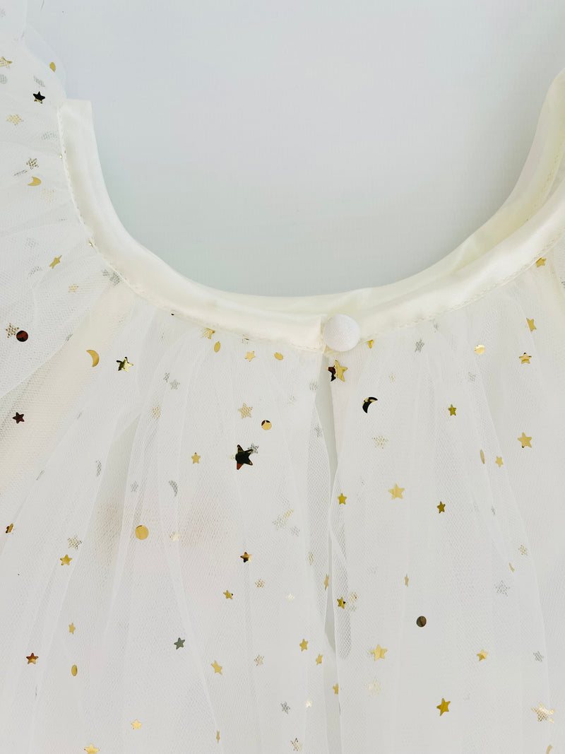 DOLLY® STARS &amp; MOON ⭐️ 🌙 VESTIDO DE HADA DE TUL blanco