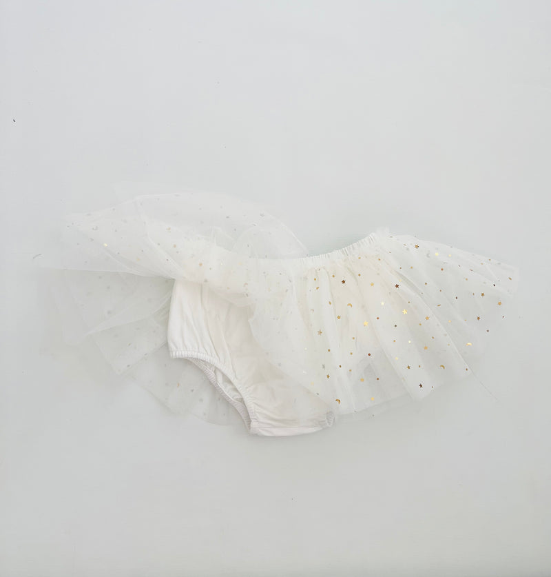 DOLLY® STARS & MOON ⭐️ 🌙 TULLE TUTU BLOOMER white