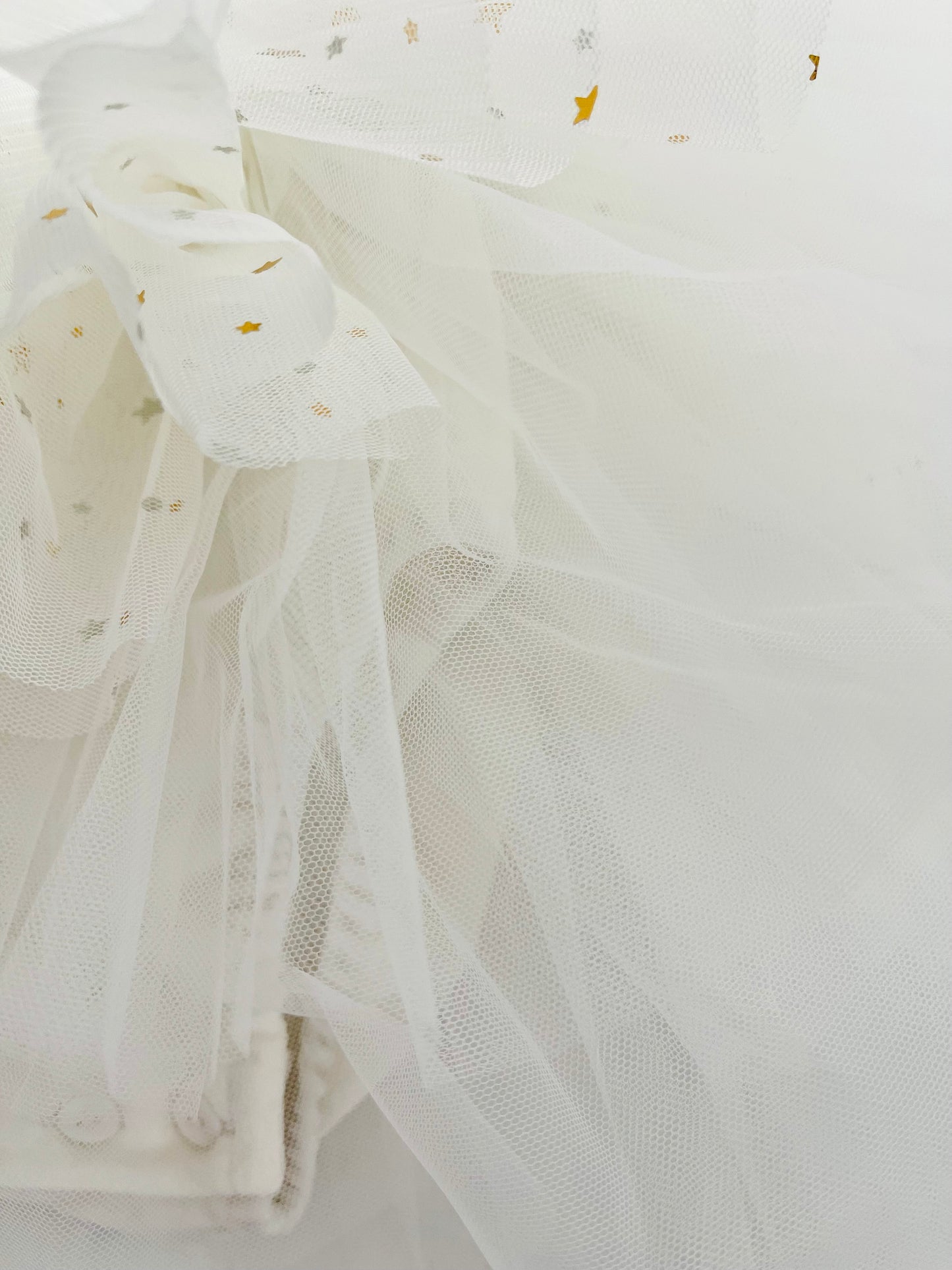 DOLLY® VELVET LEOTARD ROMPER TUTU DRESS STARS & MOON ⭐️ 🌙 TULLE white