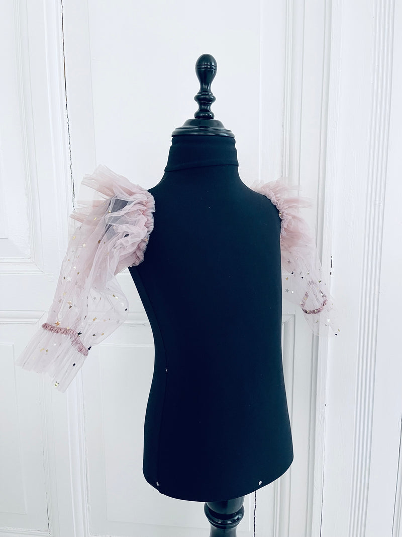 DOLLY® STARS &amp; MOON ⭐️ 🌙 'RUFFLE YOUR LIMBS' GUANTES/ LEGGINGS violeta polvoriento