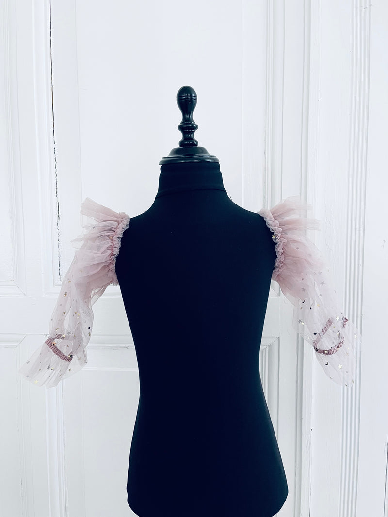 DOLLY® STARS &amp; MOON ⭐️ 🌙 'RUFFLE YOUR LIMBS' GUANTES/ LEGGINGS violeta polvoriento