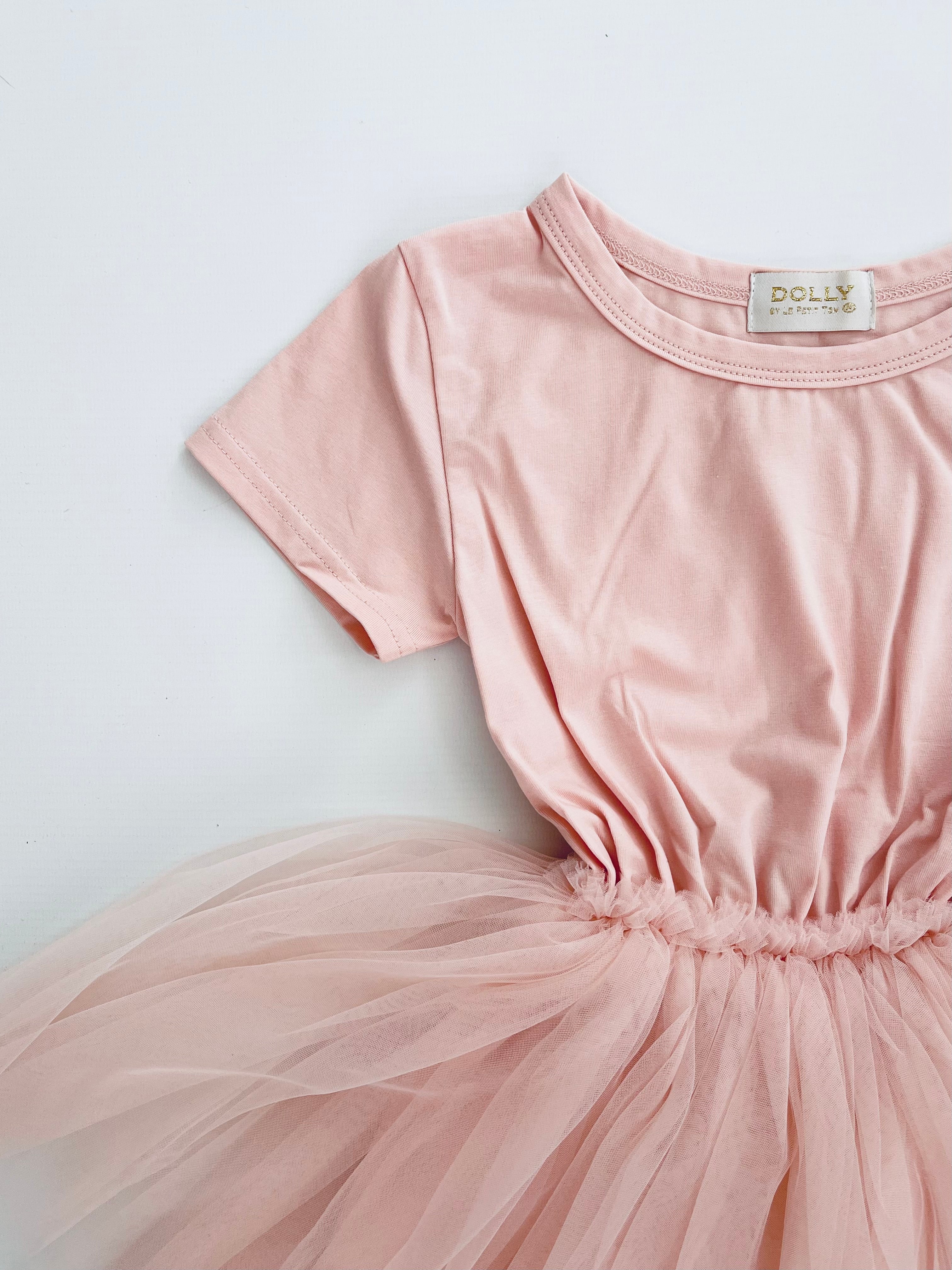DOLLY® STARS &amp; MOON ⭐️ 🌙 VESTIDO DE HADA DE TUL rosa ballet