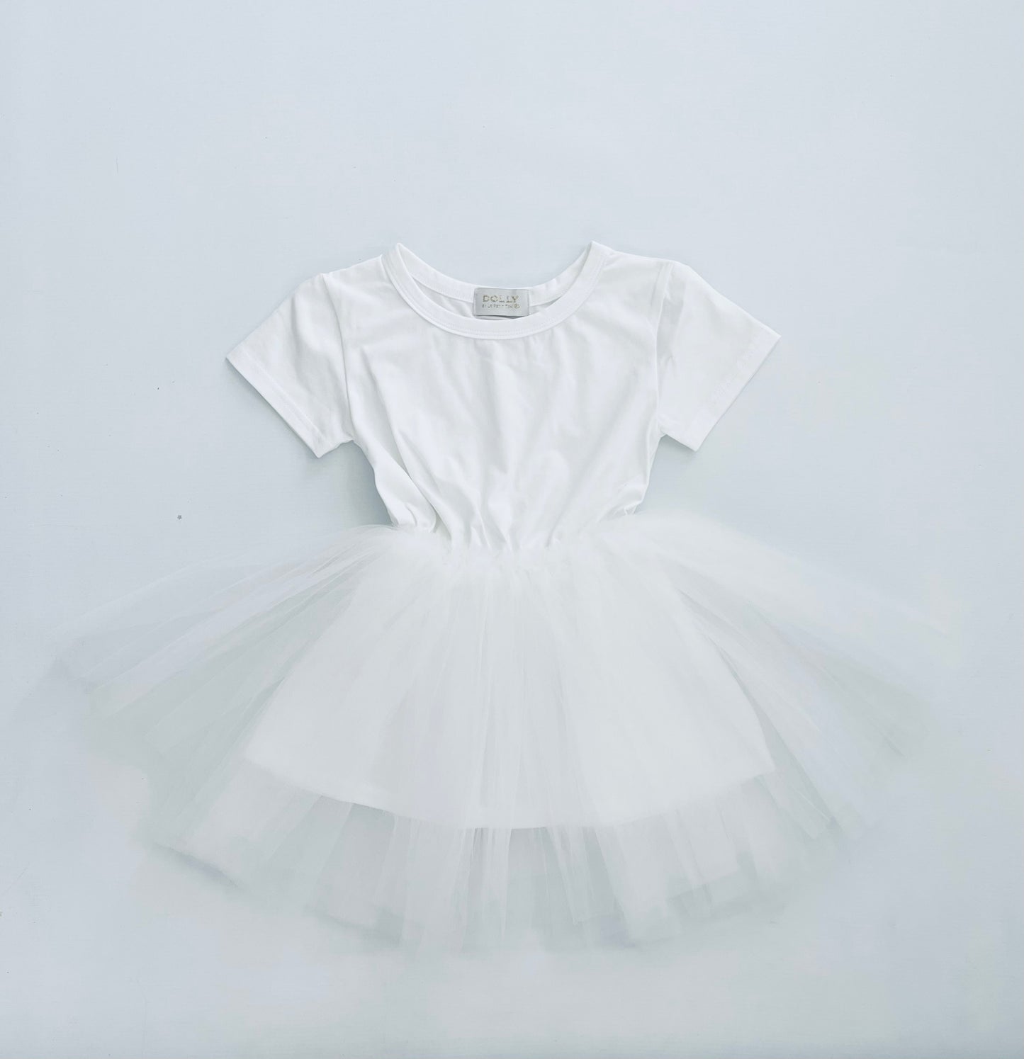 DOLLY® TUTULLY T-SHIRT TUTU DRESS white