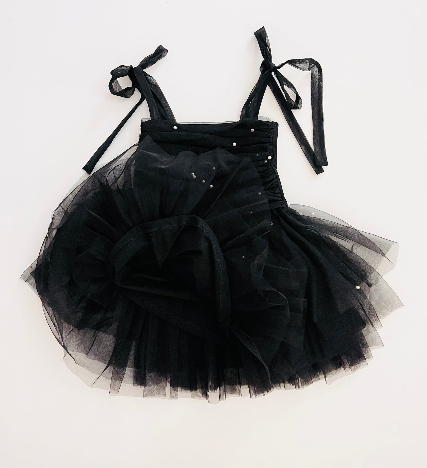 DOLLY® PEARL TULLE BALLERINA DRESS black  ⚪