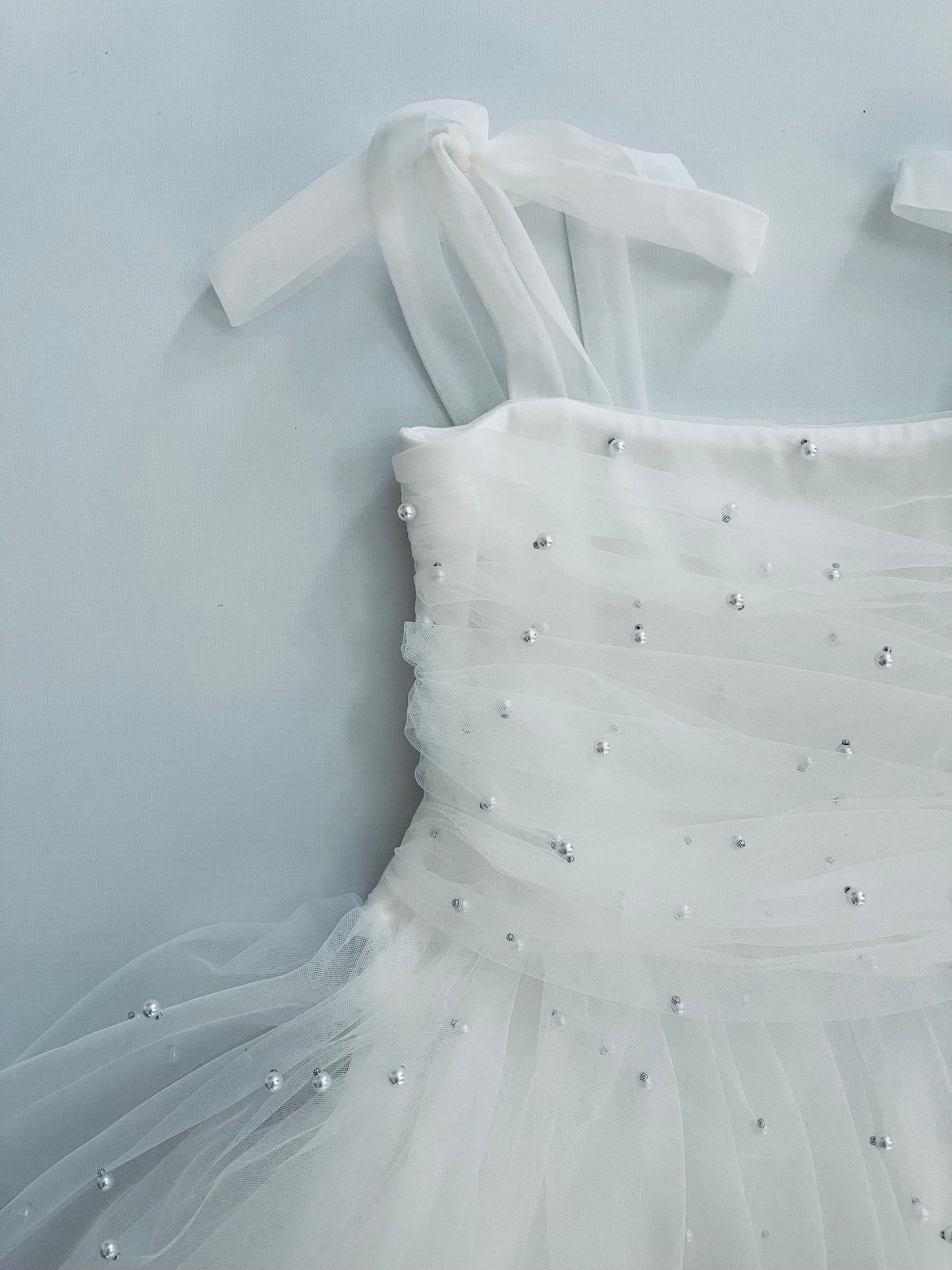 DOLLY® PEARL TULLE BALLERINA DRESS white  ⚪