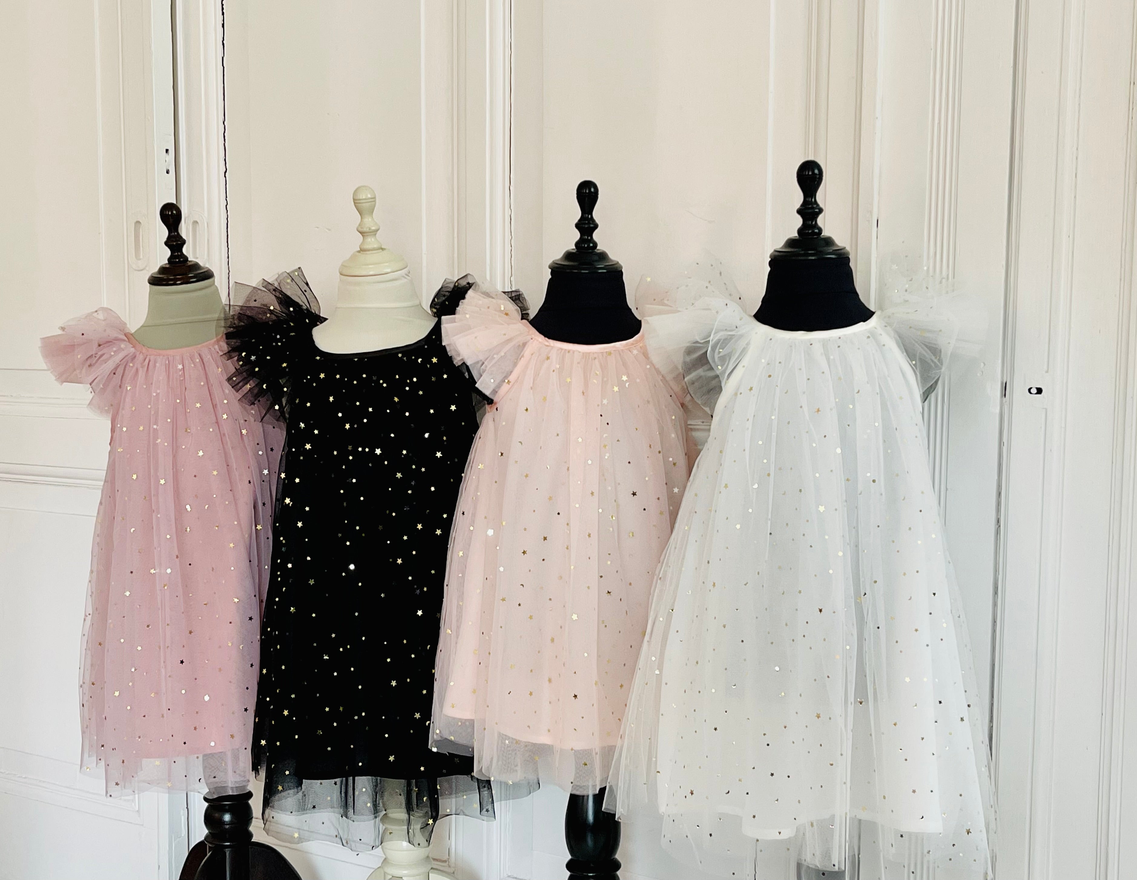 DOLLY® STARS &amp; MOON ⭐️ 🌙 VESTIDO DE HADA DE TUL blanco