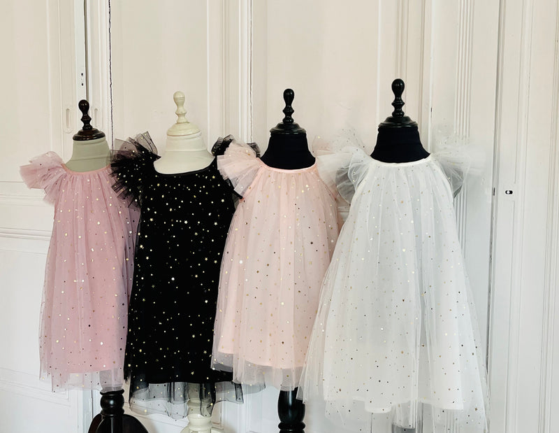 DOLLY® STARS &amp; MOON ⭐️ 🌙 VESTIDO DE HADA DE TUL blanco