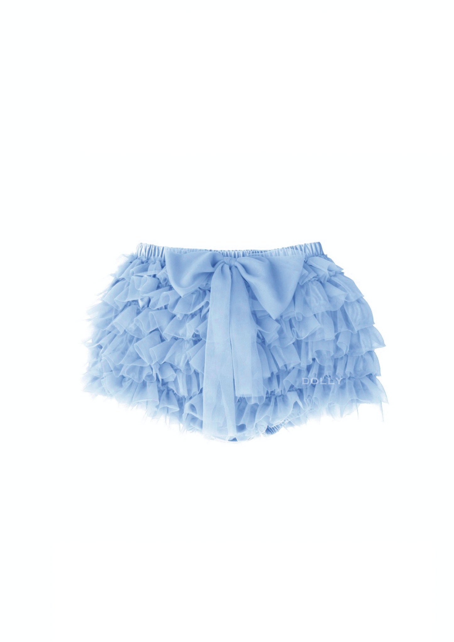 DOLLY by Le Petit Tom ® PANTALONES CON VOLANTES Tutu Bloomer azul claro