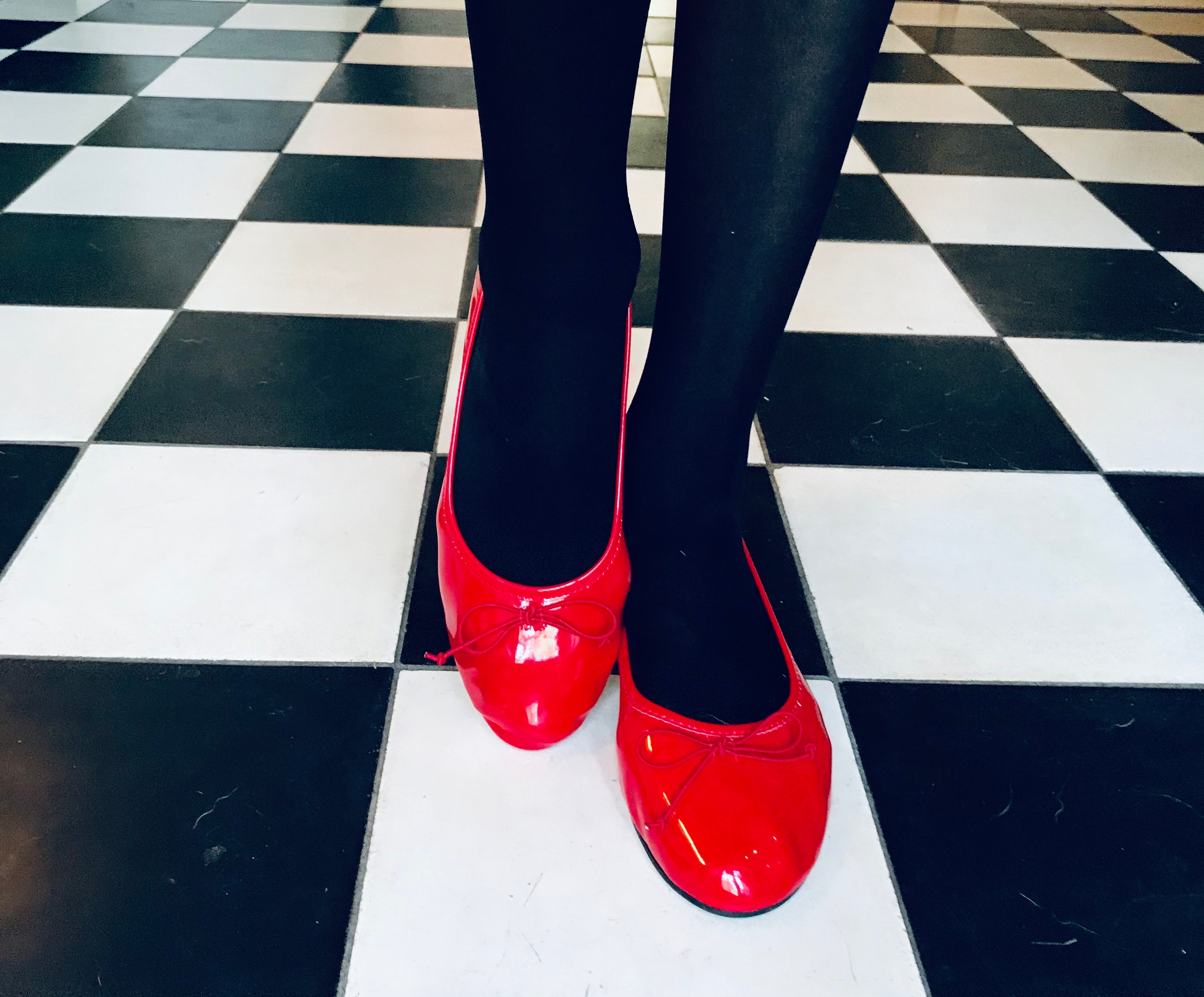 DOLLY by Le Petit Tom ® BAILARINAS CLÁSICAS CON LAZOS rojo