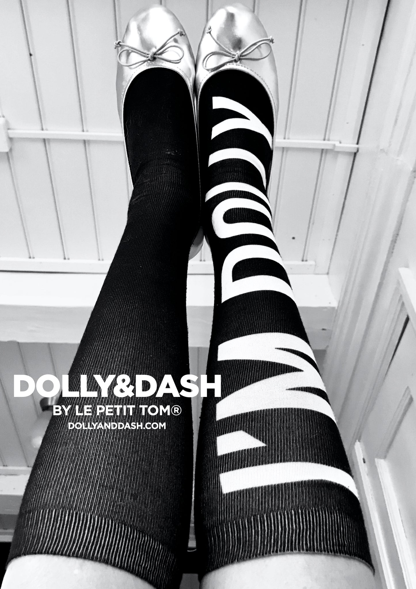 DOLLY by Le Petit Tom ® BAILARINAS CLÁSICAS CON LAZOS dorado
