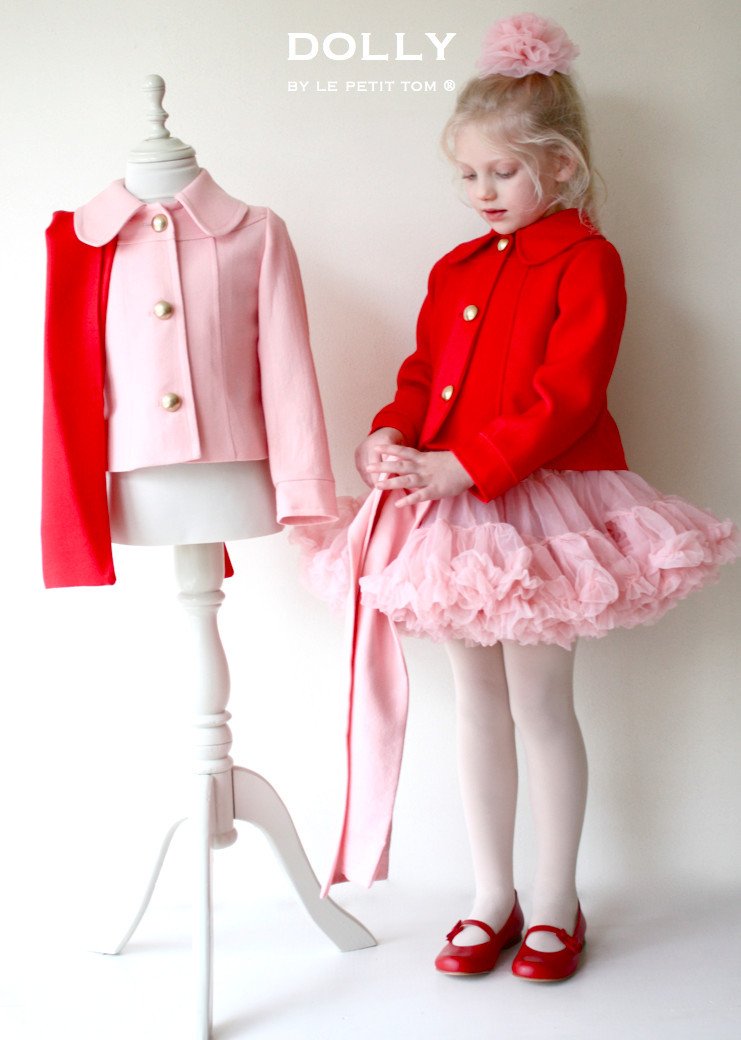 DOLLY by Le Petit Tom ® QUEEN OF ROSES pettiskirt rose pink - DOLLY by Le Petit Tom ®