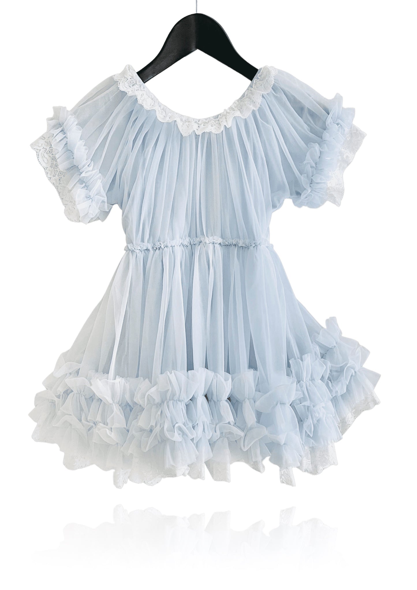 VESTIDO CON VOLANTES DOLLY by Le Petit Tom ® rosa ballet