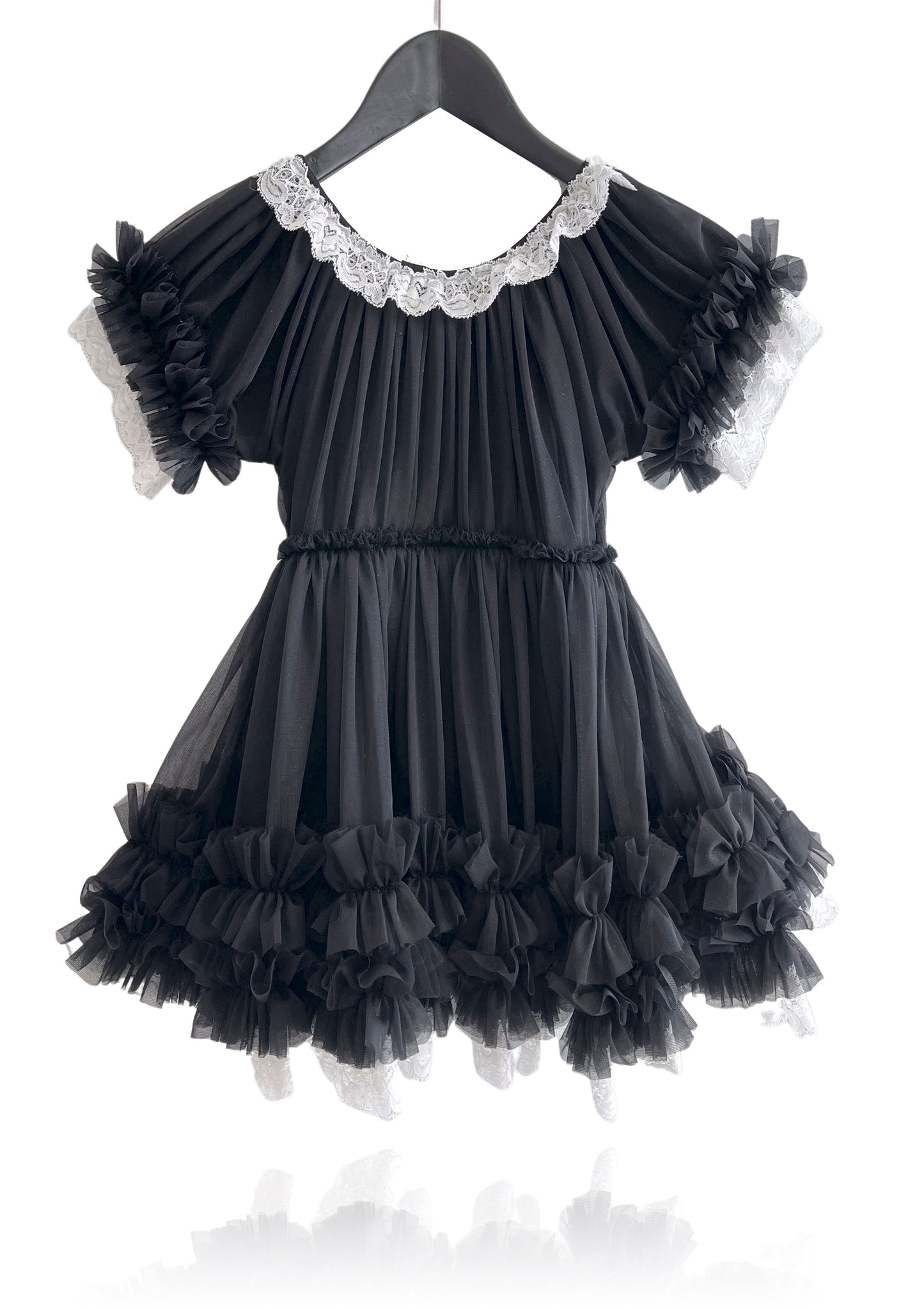 VESTIDO CON VOLANTES DOLLY by Le Petit Tom ® rosa ballet