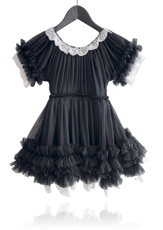 VESTIDO CON VOLANTES DOLLY by Le Petit Tom ® rosa ballet