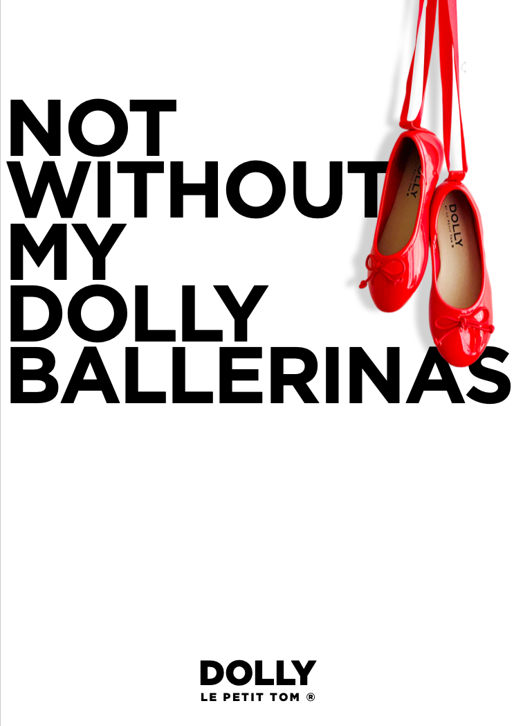 DOLLY by Le Petit Tom ® BAILARINAS CLÁSICAS CON LAZOS rojo