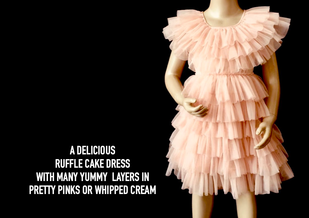 VESTIDO DOLLY DELICIOUS CAKE rosa ballet