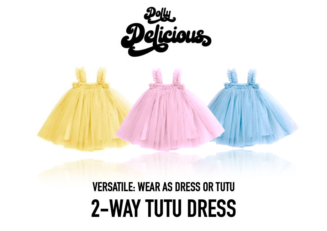 VESTIDO DE PLAYA DOLLY 2 WAY TUTU COVER UP azul claro