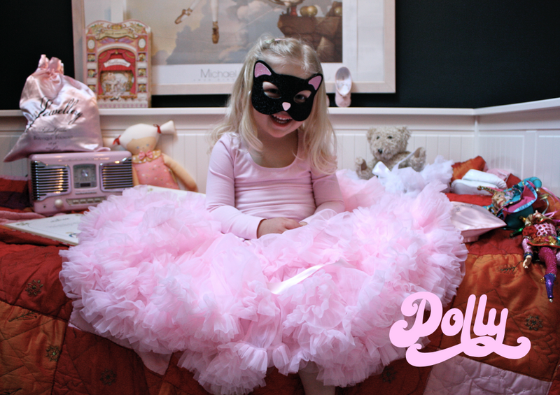 DOLLY by Le Petit Tom ® SHIRLEY TEMPLE pettiskirt rosa fresa