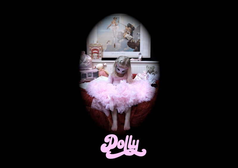 DOLLY by Le Petit Tom ® SHIRLEY TEMPLE pettiskirt rosa fresa