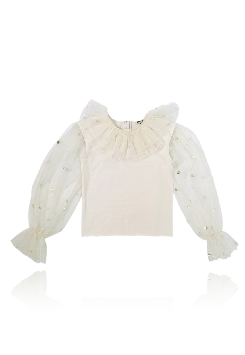 [OUTLET] DOLLY by Le Petit Tom ® JEWELER'S CRYSTALS top mangas tul